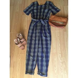 Madewell Mott tie waist romper jumpsuit size 2