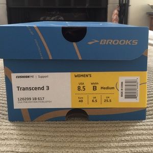 Women's Brooks Transcend 3 : size 8.5 : width B