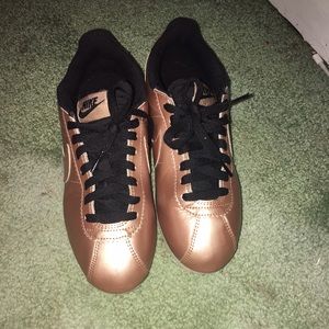 Rose gold sneakers
