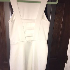 Cute white mini dress