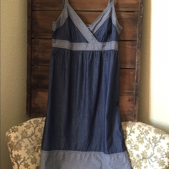 Micheal Kors two tone denim dress