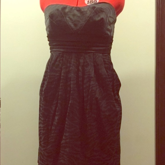 Charlotte Russe black zebra print dress