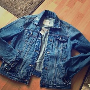 Abercrombie and Fitch denim jacket new with tags.