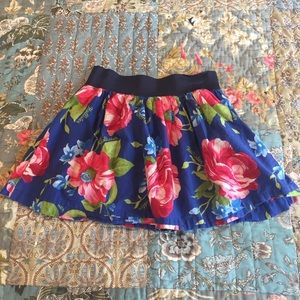 Floral Hollister Miniskirt