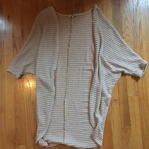 Tan cardigan size small
