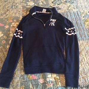 PINK Yankees Zip up Sweater