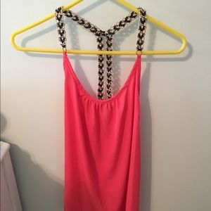Fancy chained tank top