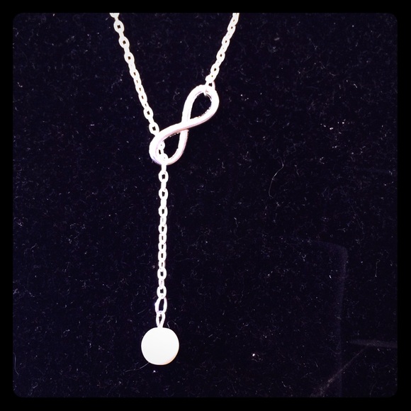 NWT handmade infinity lariat necklace - Picture 1 of 1