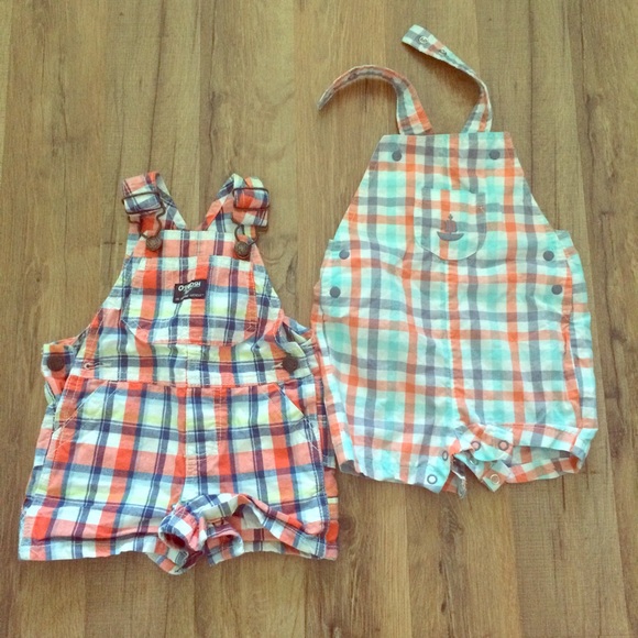 2 for 1 boy rompers!