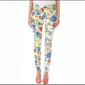 Alice + Olivia print denim jeans