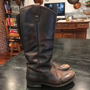 FRYE Melissa button riding boots