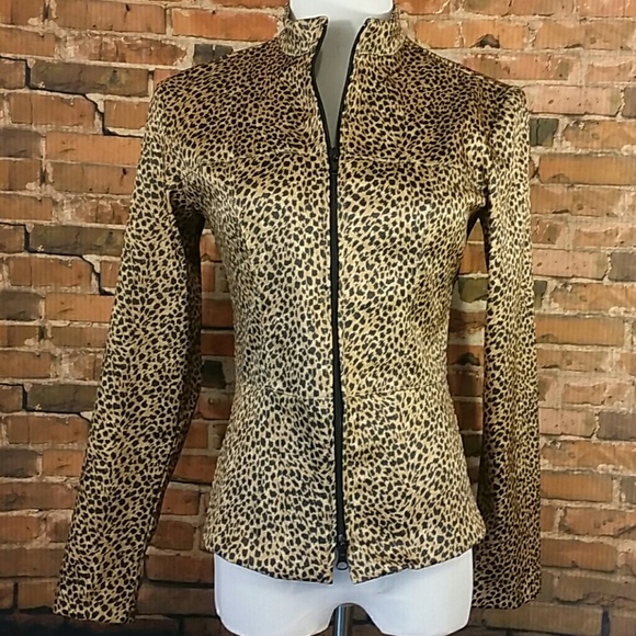 XOXO Jackets & Blazers - XOXO Leopard Jacket w/Belt