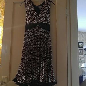 Black and white dress