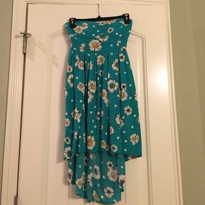 💙💚  teal sundress with flowers💚💙