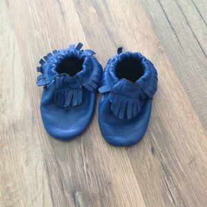 Blue Moccasins