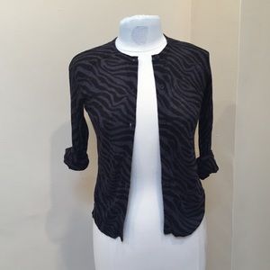 Animal print cardigan