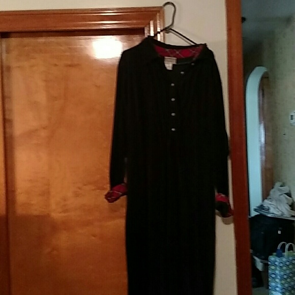 Velvety black dress