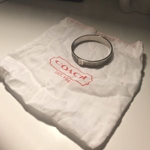 Silver Coach bangle