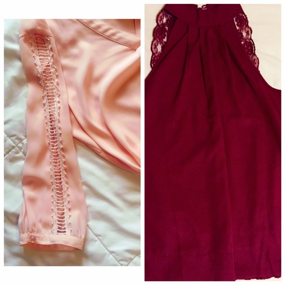 SOLD Lace &Crochet Tops, A.Byer &Charlotte Russe