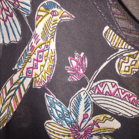 Printed grey top - Picture 3 of 4