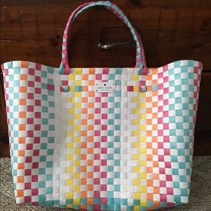 Kate Spade woven bag.