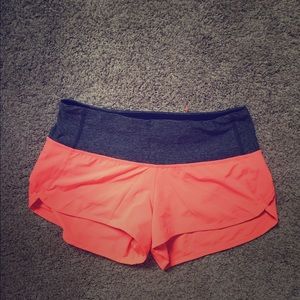 Lululemon speed shorts