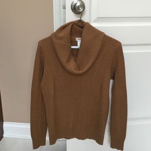 JCrew cashmere cowl neck sweater