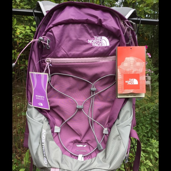 North Face Angstrom 20 Backpack book bag New pink
