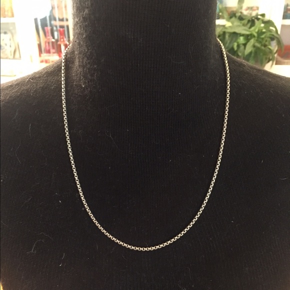 David Yurman box chain necklace