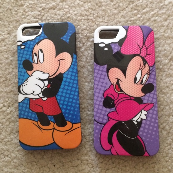 Mickey/Minnie case bundle (iPhone 5/5s)