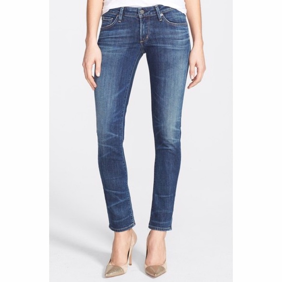 Citizens of Humanity racer whiskered skinny jeans