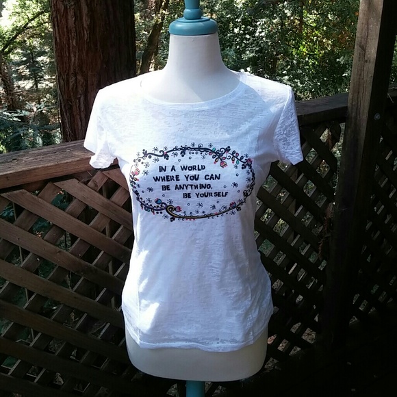 White burnout t-shirt