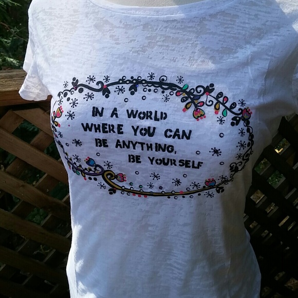 White burnout t-shirt - Picture 2 of 3