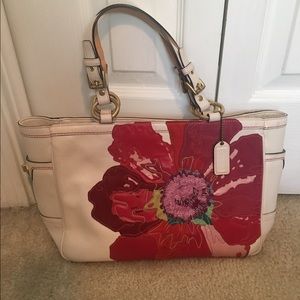 PRICE REDUCED! Coach Floral Handbag!