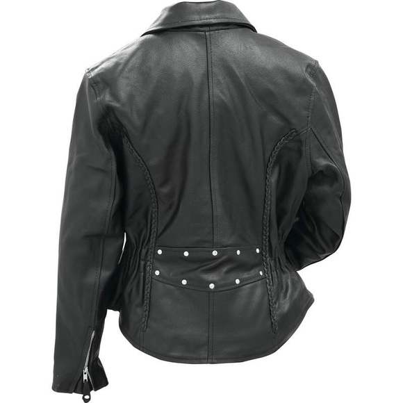SALE HP Ladies’ Buffalo Leather Motorcycle Jacket - Picture 3 of 3