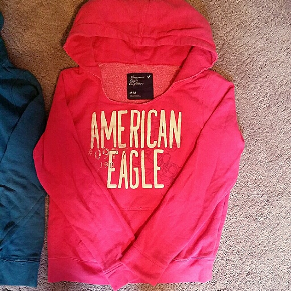 Pink American Eagle Scoop Neck Sweater