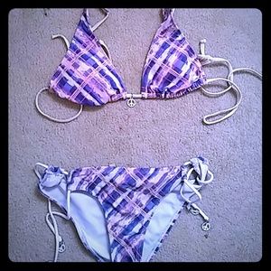 Cute plaid bikini