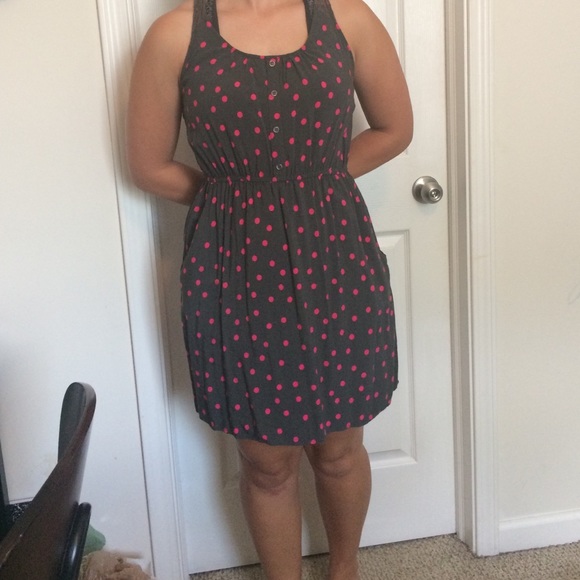 Knee length green dress