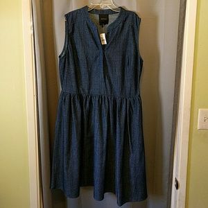 Barneys New York Denim Dress XL