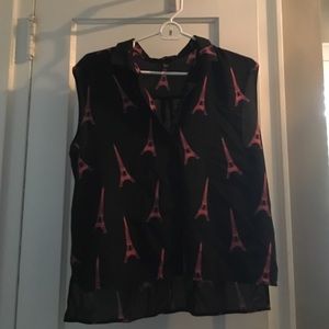 Paris tank top
