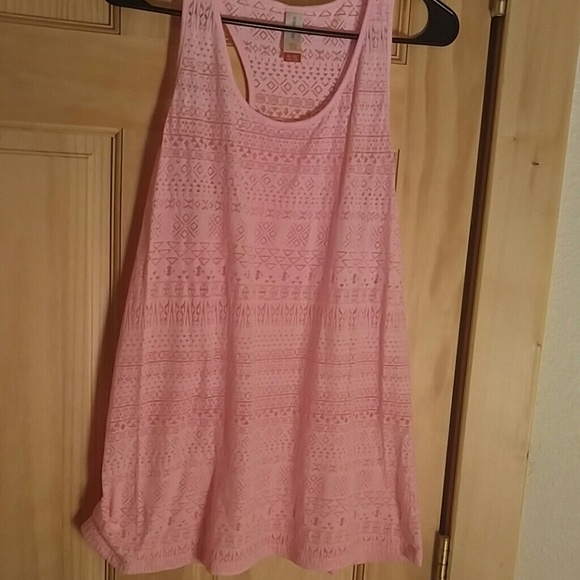 Pink tank top