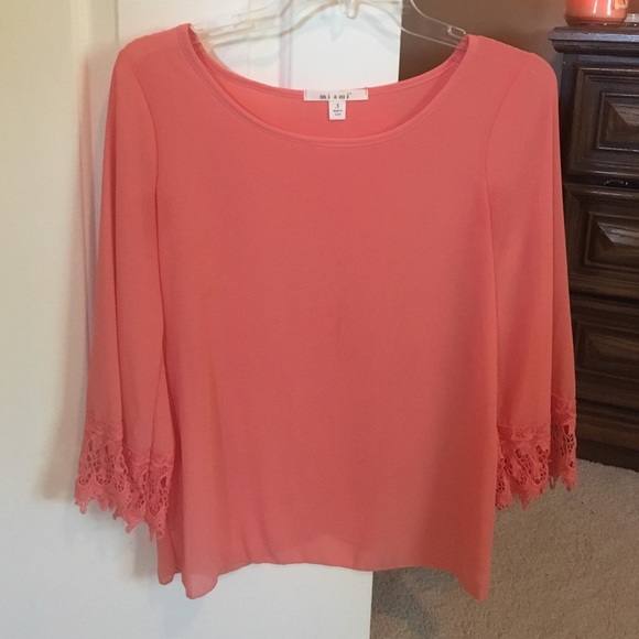 Peach colored top