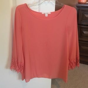 Peach colored top