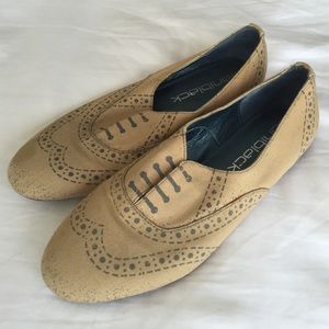 Anthro printed oxfords