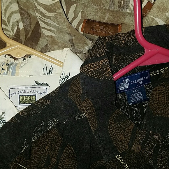 3 YES 3 Awesome XXL Men's Shirts Island's or Golf?
