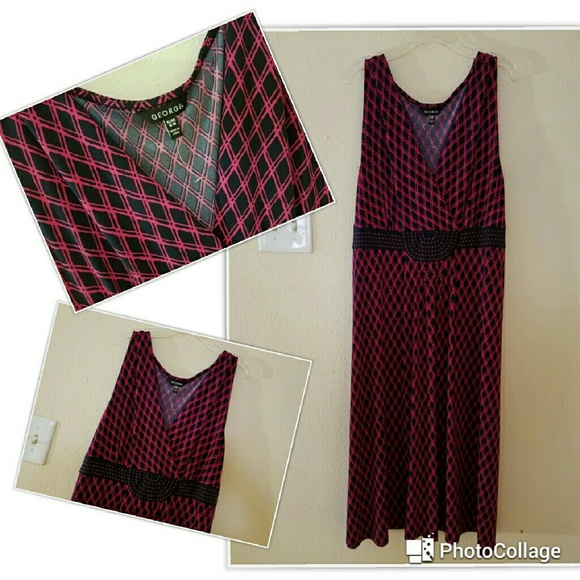 Reduced- George 16/18 Pink & Navy Blue