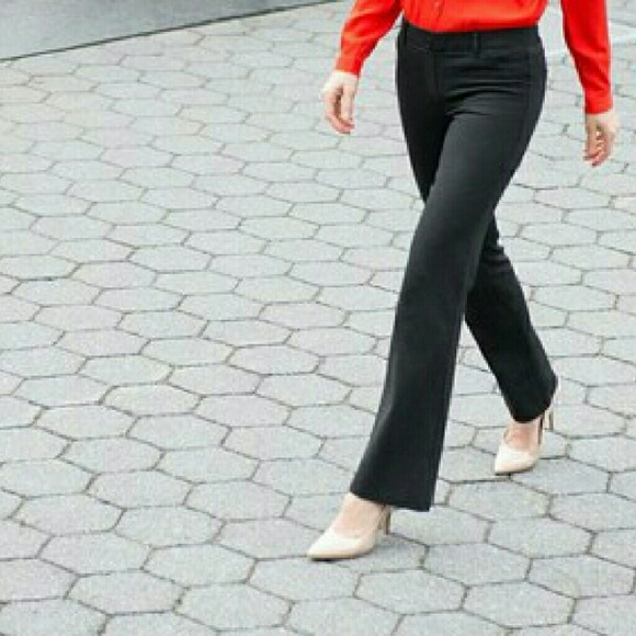 Betabrand Dress Pant Yoga Pants - Bootcut - Gray