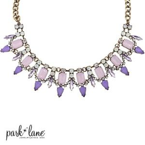 Lacy Lilac Statement Necklace