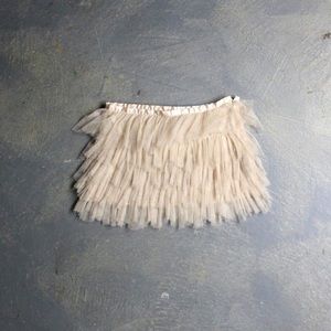 Tulle Mini Skirt