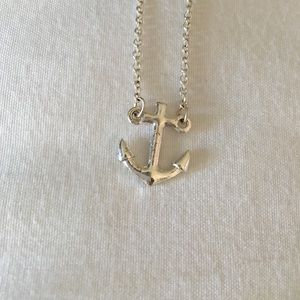 Silver Anchor Necklace
